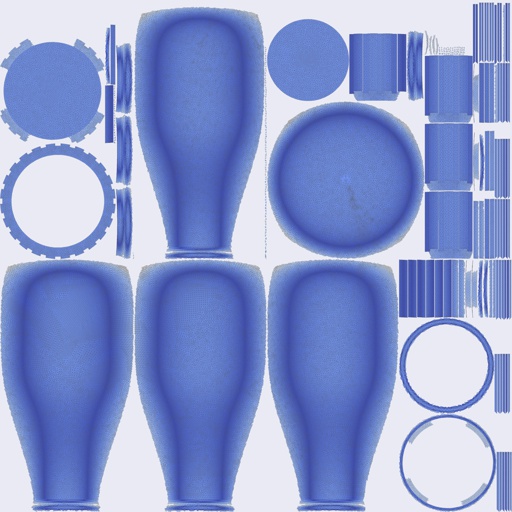 Per-face Area Distortion