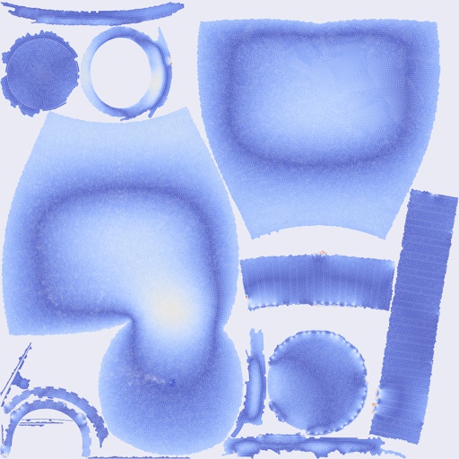 Per-face Area Distortion