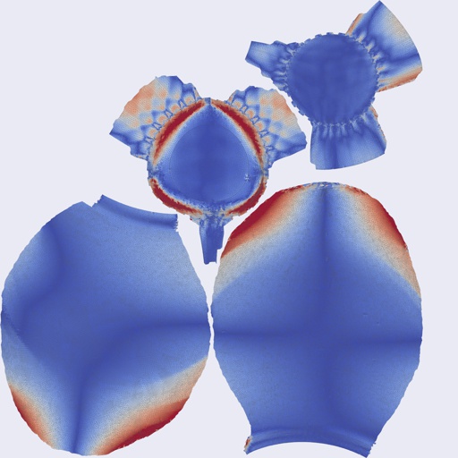 Per-face Angular Distortion