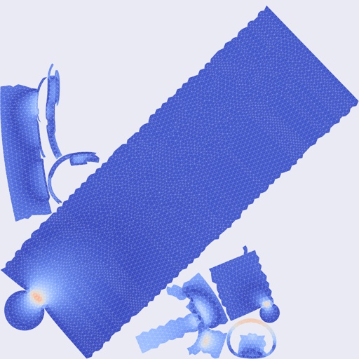 Per-face Area Distortion