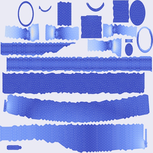 Per-face Area Distortion