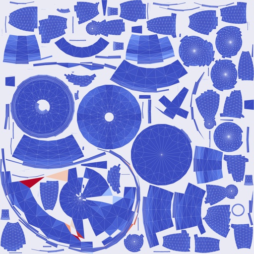 Per-face Angular Distortion