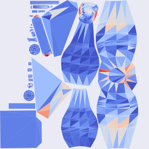 Per-face Area Distortion