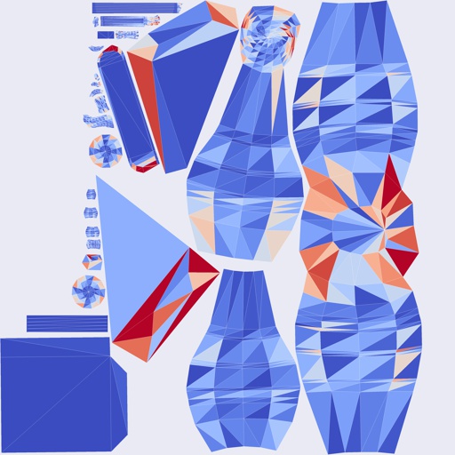 Per-face Angular Distortion