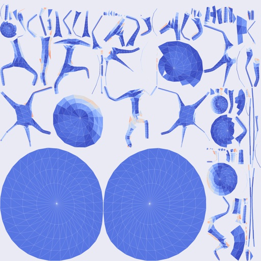Per-face Area Distortion