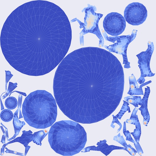 Per-face Area Distortion