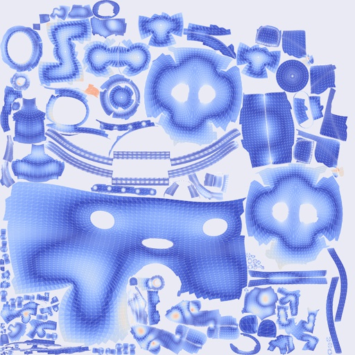 Per-face Area Distortion