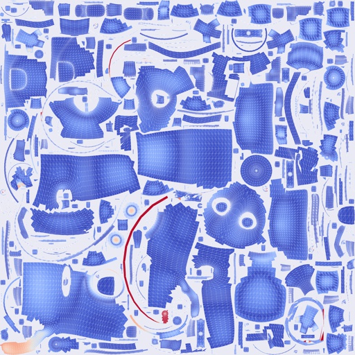 Per-face Area Distortion