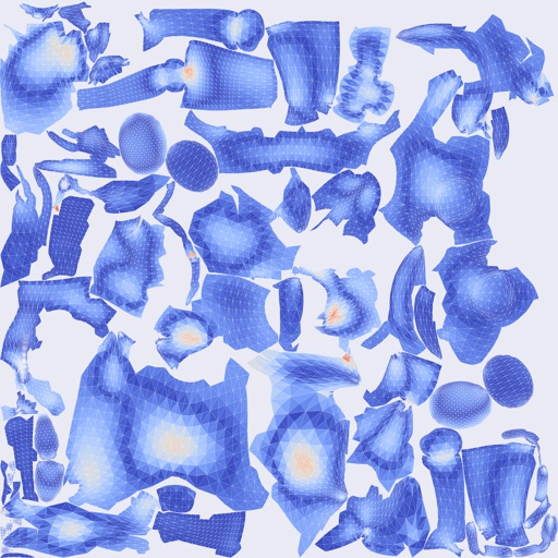 Per-face Area Distortion