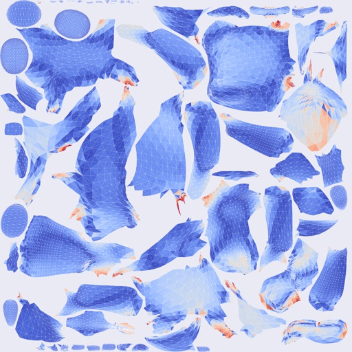 Per-face Area Distortion