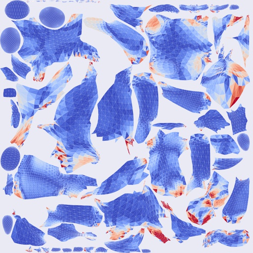 Per-face Angular Distortion