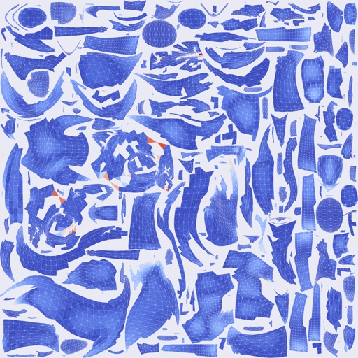 Per-face Area Distortion