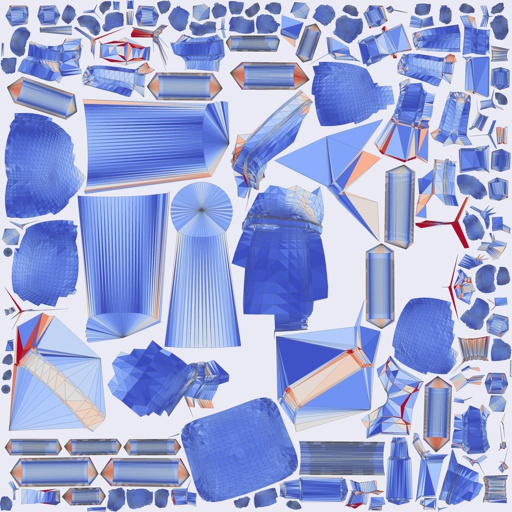 Per-face Area Distortion