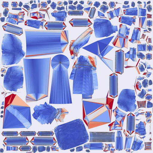 Per-face Angular Distortion