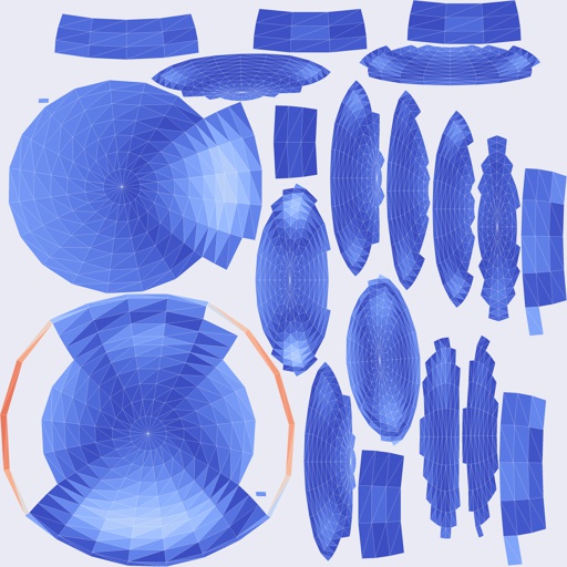 Per-face Area Distortion