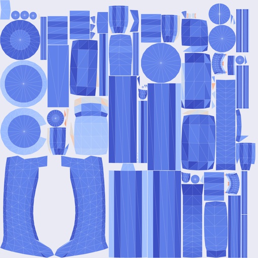 Per-face Area Distortion