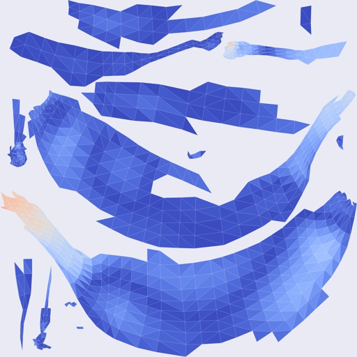 Per-face Area Distortion