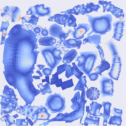 Per-face Area Distortion