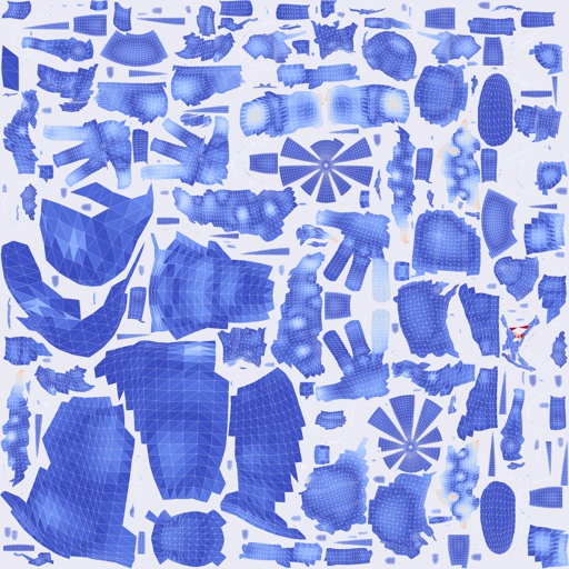 Per-face Area Distortion