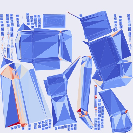 Per-face Area Distortion