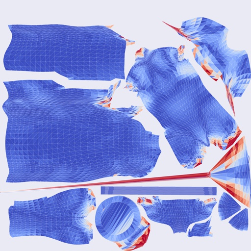 Per-face Angular Distortion