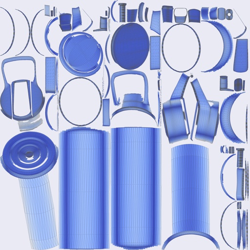 Per-face Area Distortion