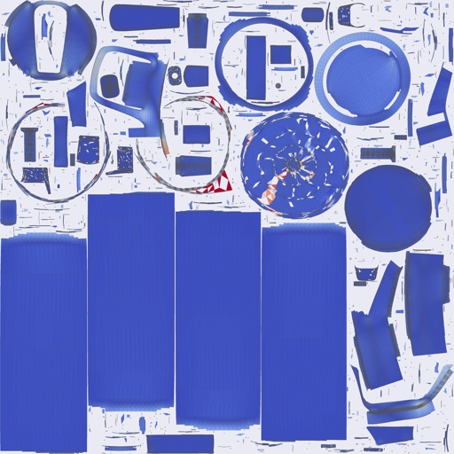 Per-face Area Distortion