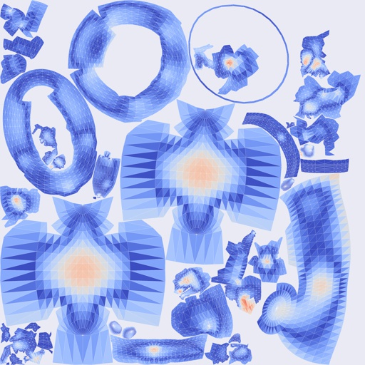 Per-face Area Distortion