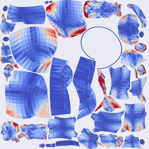 Per-face Angular Distortion