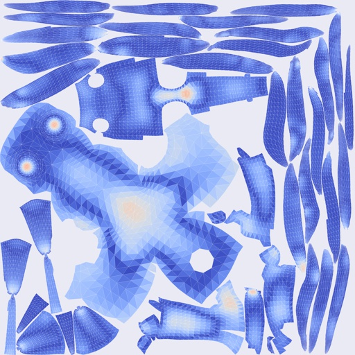 Per-face Area Distortion