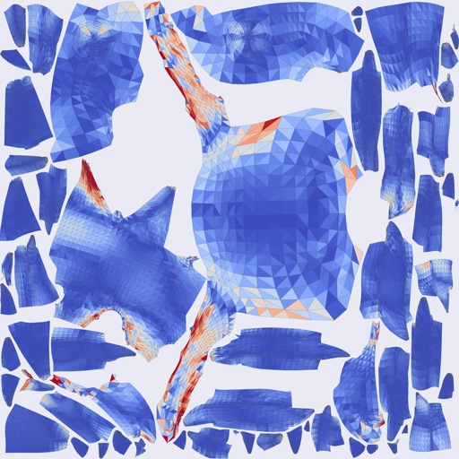 Per-face Angular Distortion