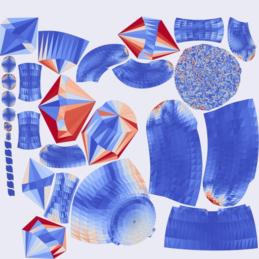 Per-face Angular Distortion