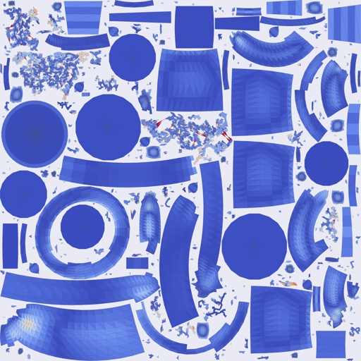 Per-face Area Distortion