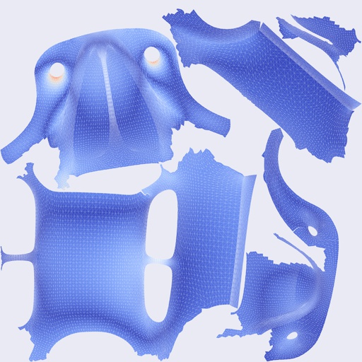 Per-face Area Distortion