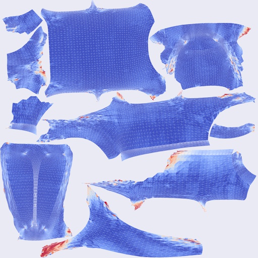 Per-face Angular Distortion