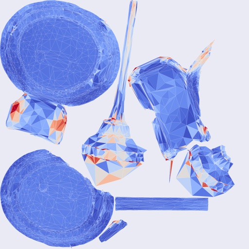 Per-face Area Distortion