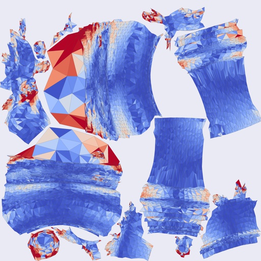 Per-face Angular Distortion