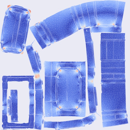 Per-face Area Distortion