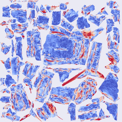 Per-face Angular Distortion