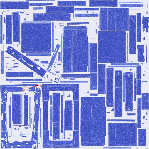 Per-face Area Distortion