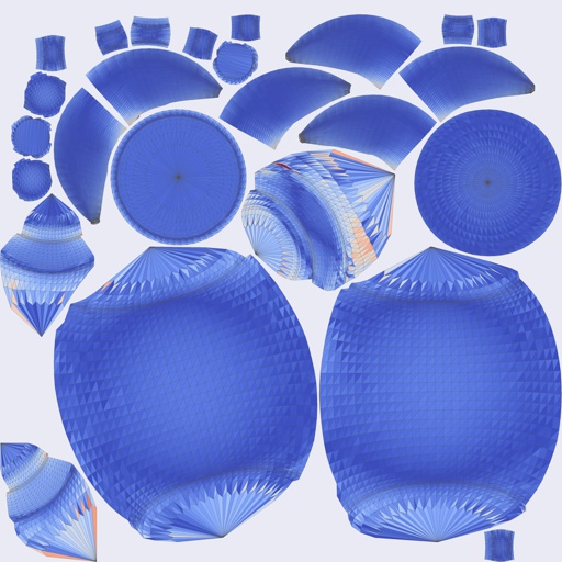 Per-face Area Distortion