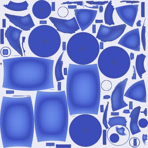 Per-face Area Distortion