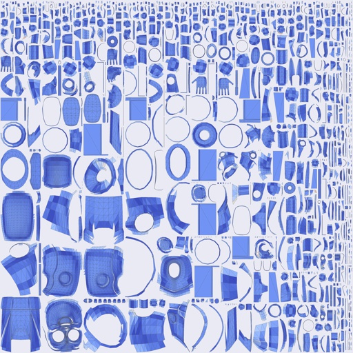 Per-face Area Distortion