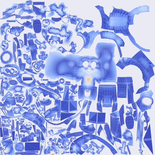 Per-face Area Distortion