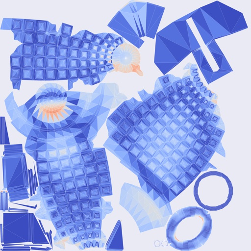 Per-face Area Distortion