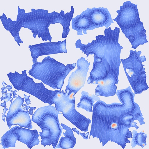 Per-face Area Distortion