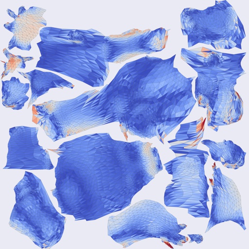 Per-face Area Distortion