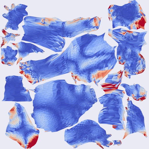 Per-face Angular Distortion