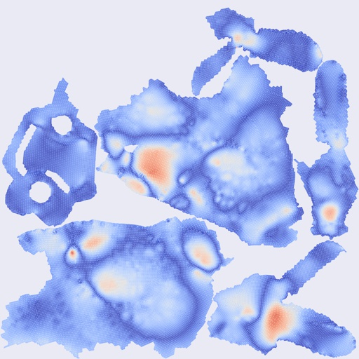 Per-face Area Distortion