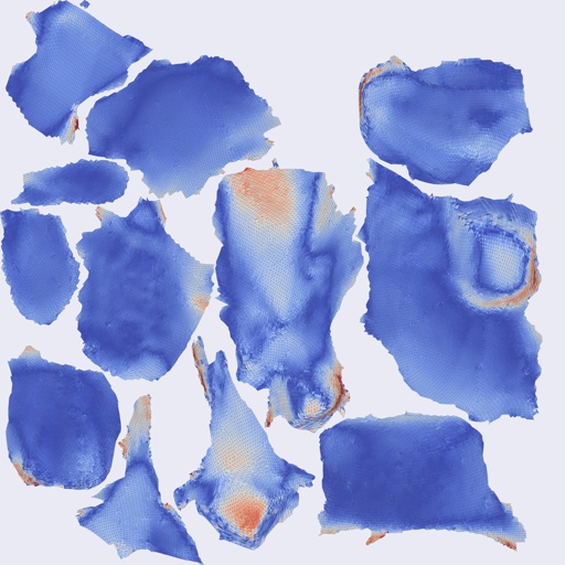 Per-face Area Distortion